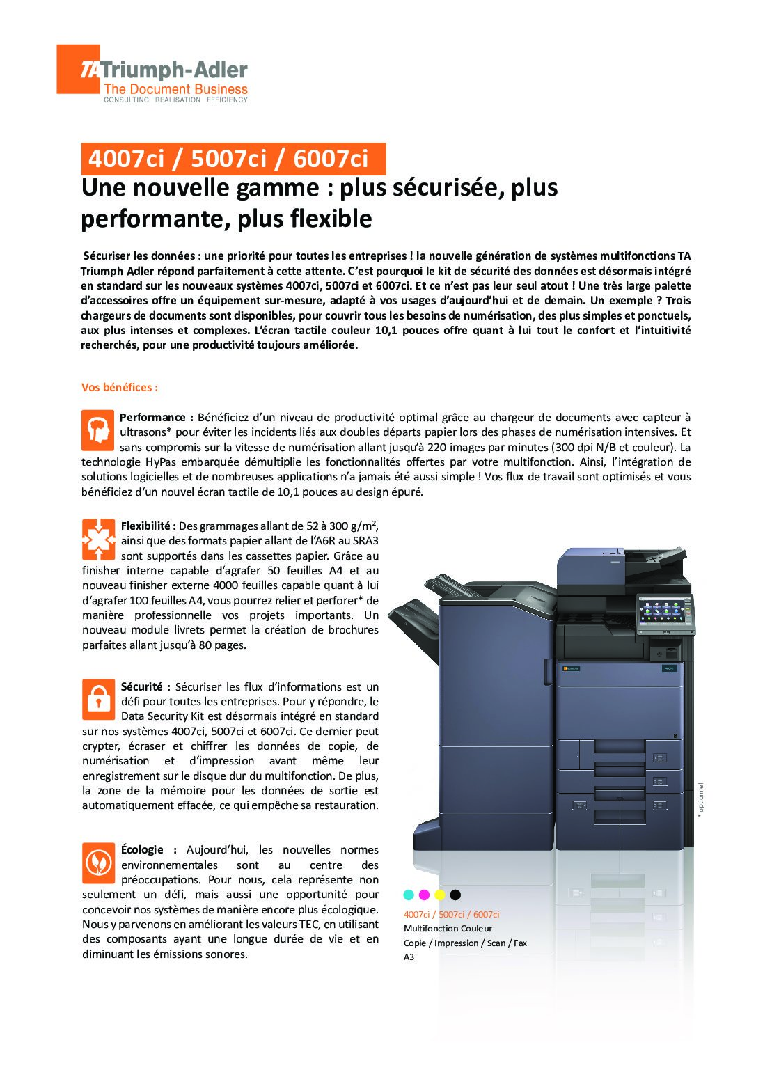 Imprimante multifonction : quelles sont les différentes fonctions ? -  Triumph Adler