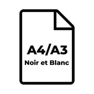 A4/A3 Noir et Blanc