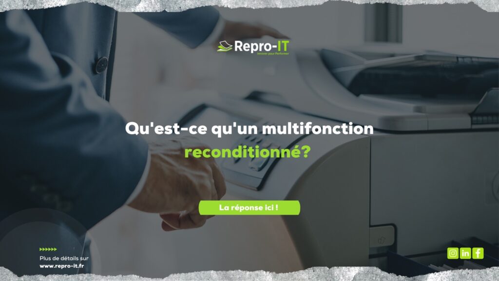 Le photocopieur multifonctions d'occasion reconditionné