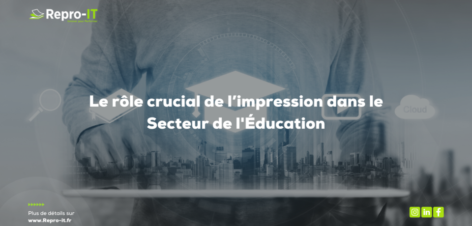 Impression dans l’éducation : illustration numérique accompagnant le thème des supports pédagogiques