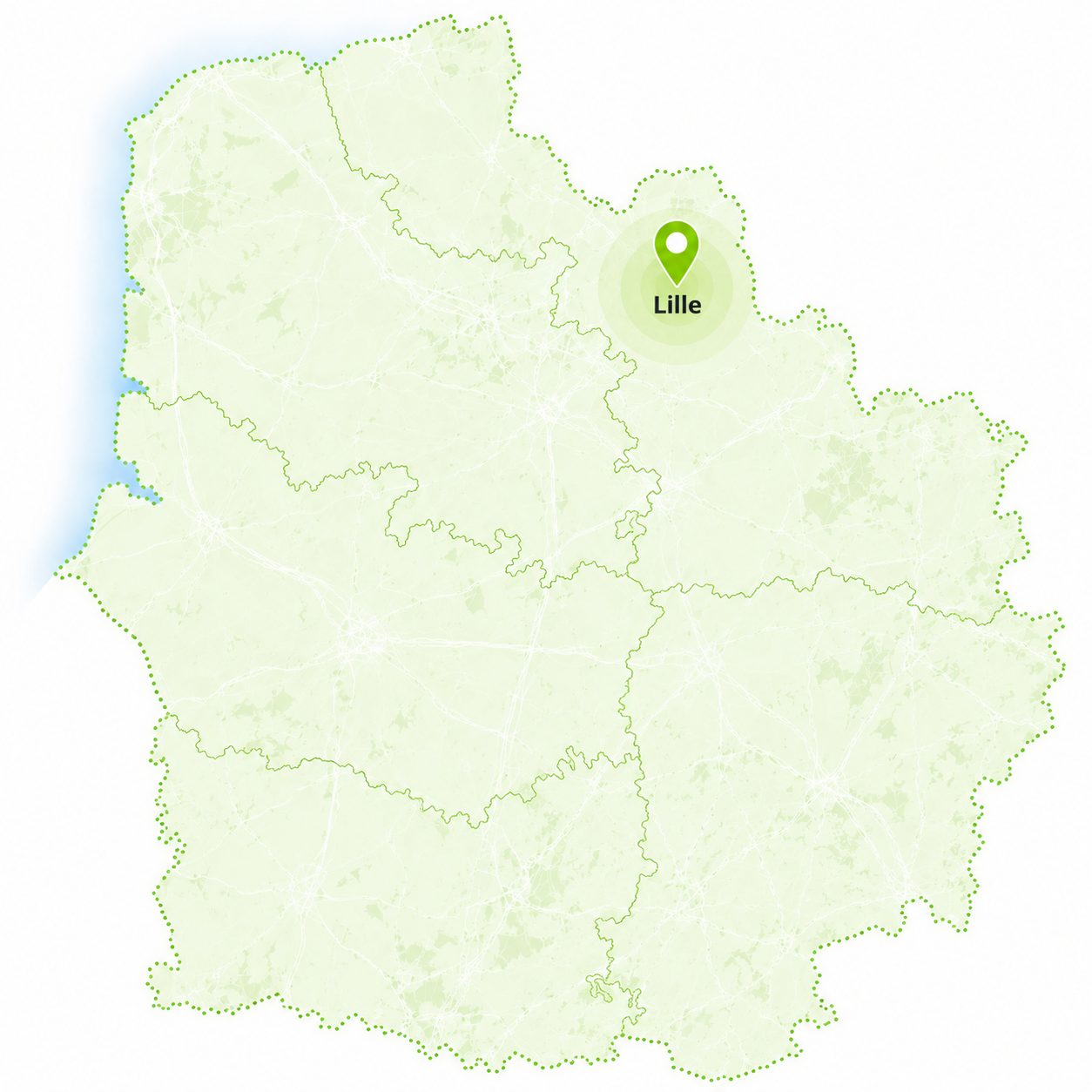 Zone d'intervention Hauts-de-France