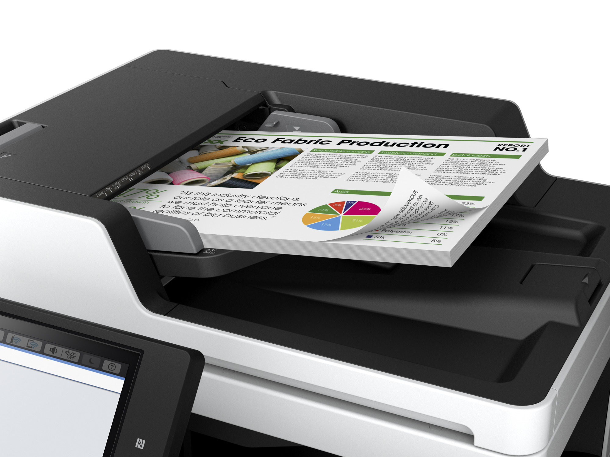 Photocopieur multifonction A3 Epson Enterprise WF-C20750 75 PPM – Couleur – Image 8