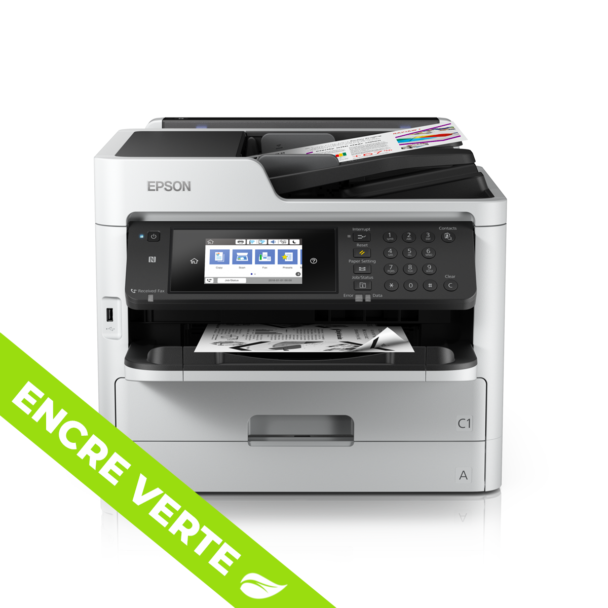 Photocopieur multifonction A4 Epson WF-M5799DWF – Noir & Blanc