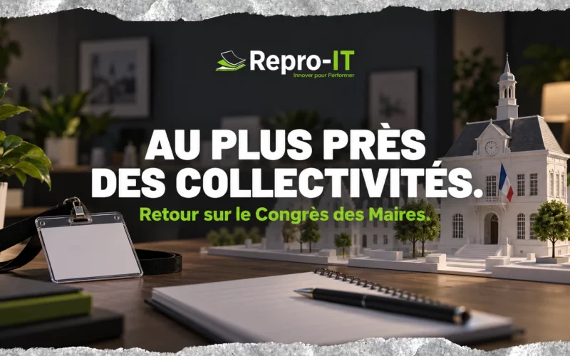 Congrès des Maires du Nord 2026 : retour sur une journée d’échanges Maquette de mairie, badge et carnet : illustration des échanges avec les collectivités.