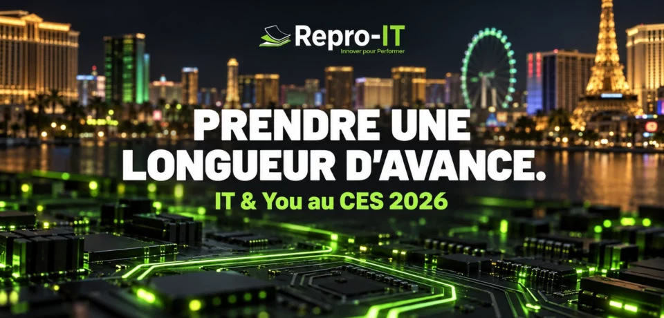 Circuit électronique et évocation de Las Vegas : IT & You au CES 2026.