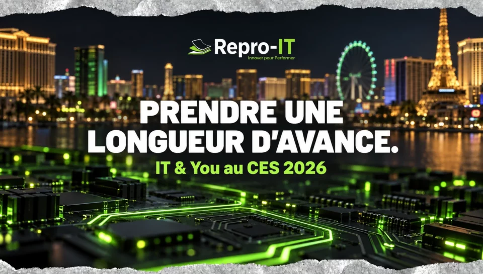 Circuit électronique et évocation de Las Vegas : IT & You au CES 2026.