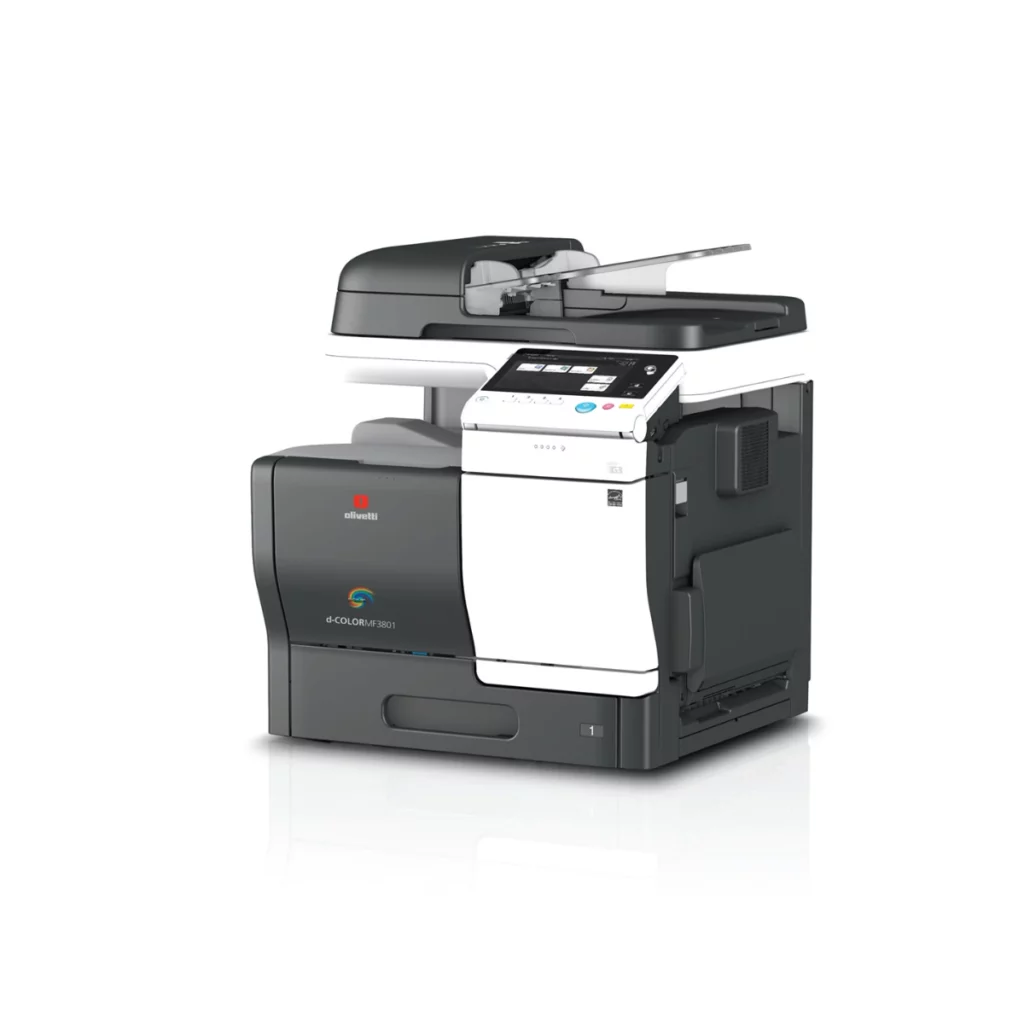 Multifonction A4 Olivetti d-Color MF3301 & MF3801 – 33 à 38 PPM – Couleur
