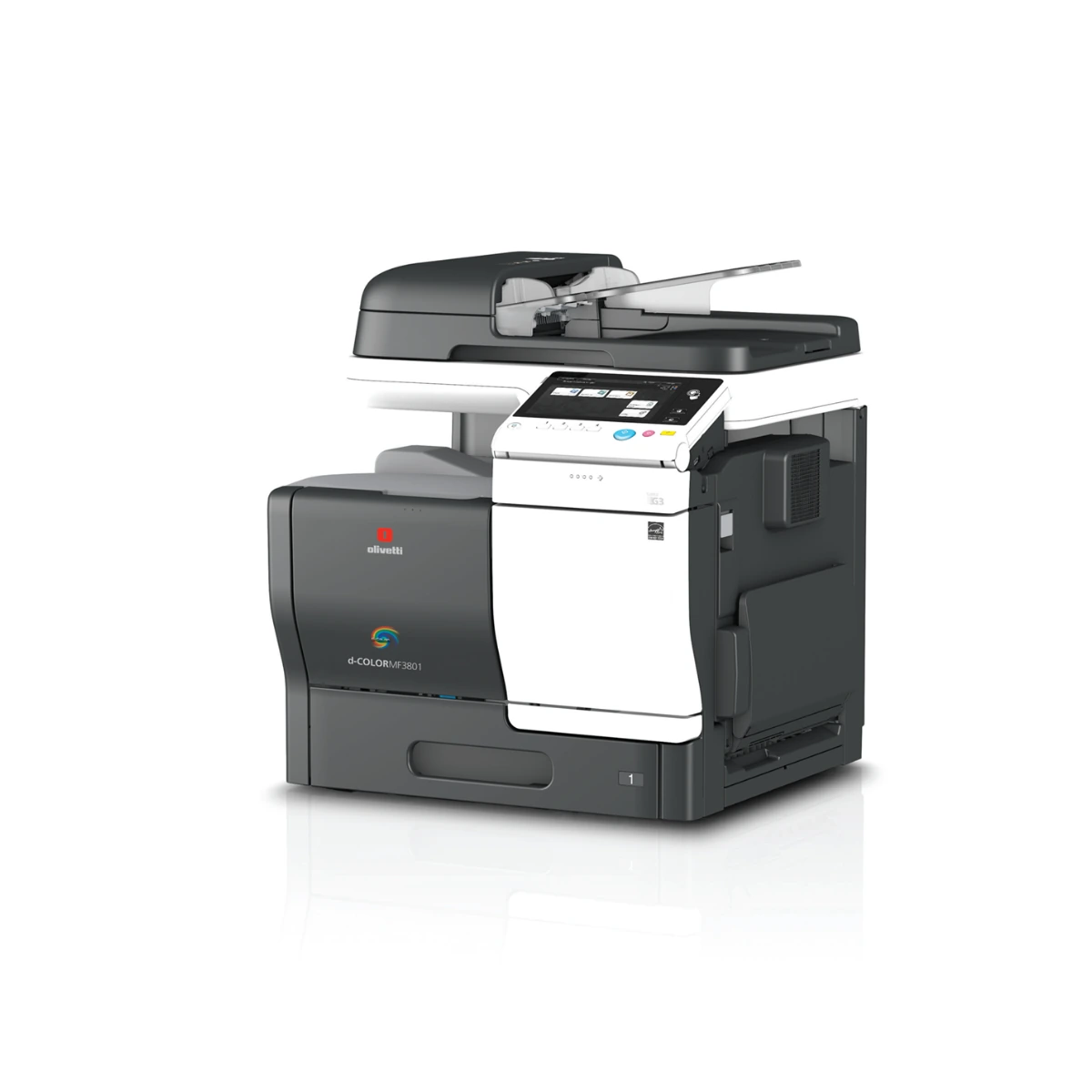 Olivetti d-Color MF3301 / MF3801 — visuel de gamme et configuration